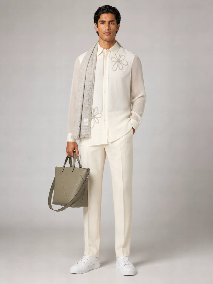 Fendi Silk Organza Shirt