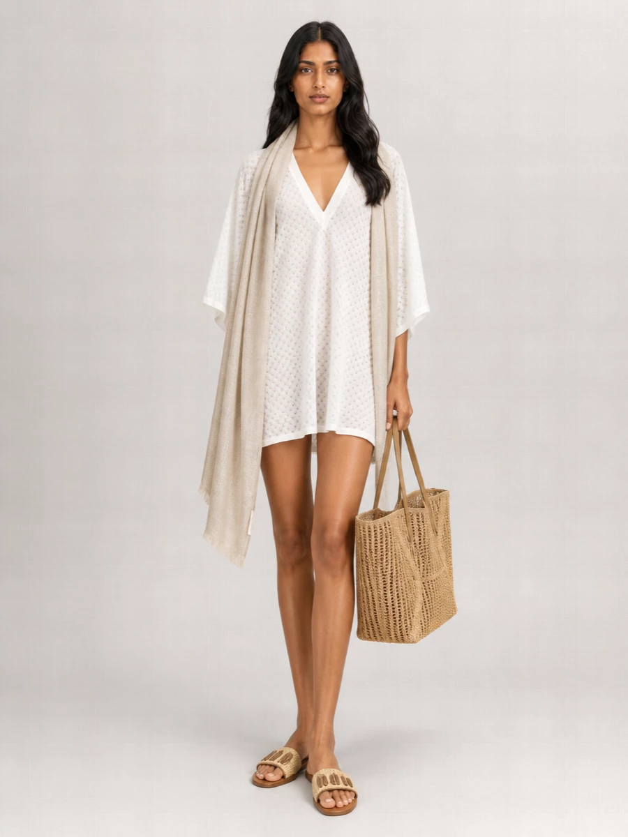 Missoni Metallic Beach Kaftan