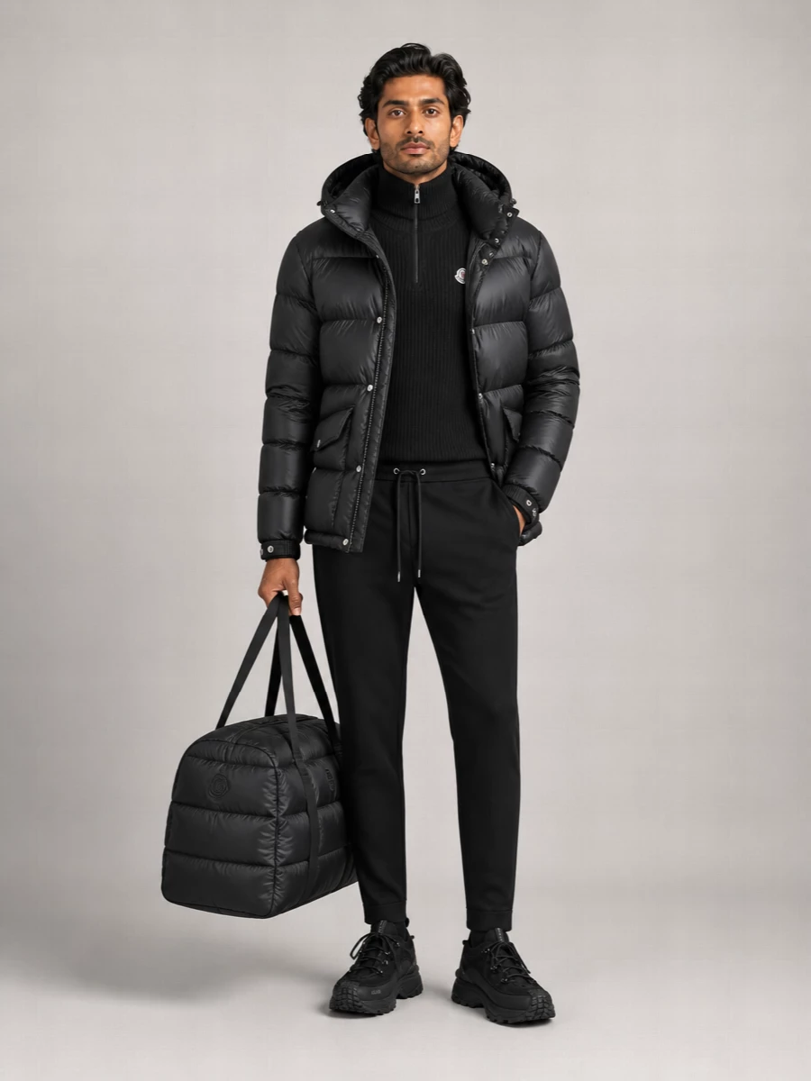 Moncler Down Hooded Puffer Jacket