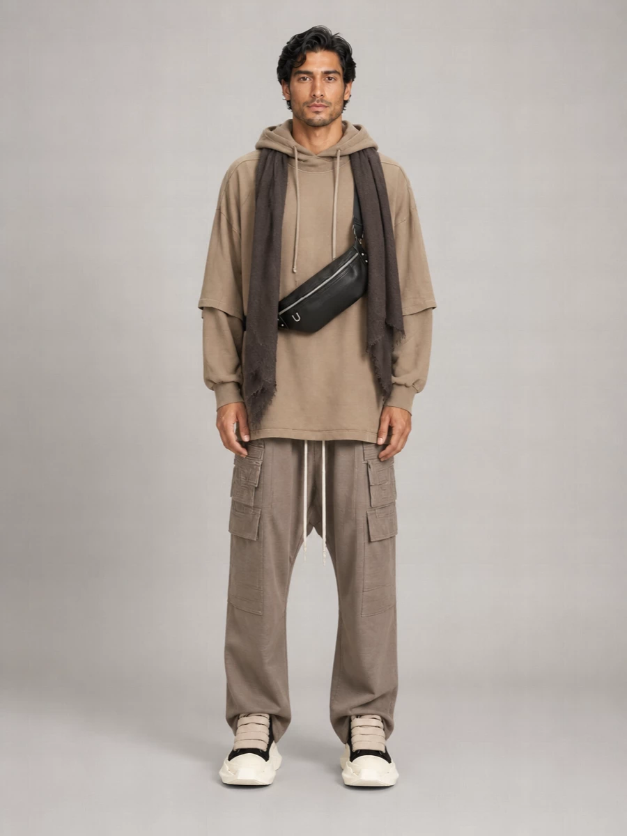 Rick Owens Drkshdw Cotton Straight-Leg Pants