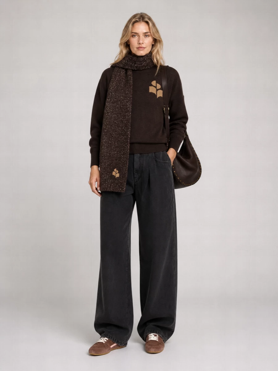 Isabel Marant Etoile Ribbed Crewneck Sweatshirt