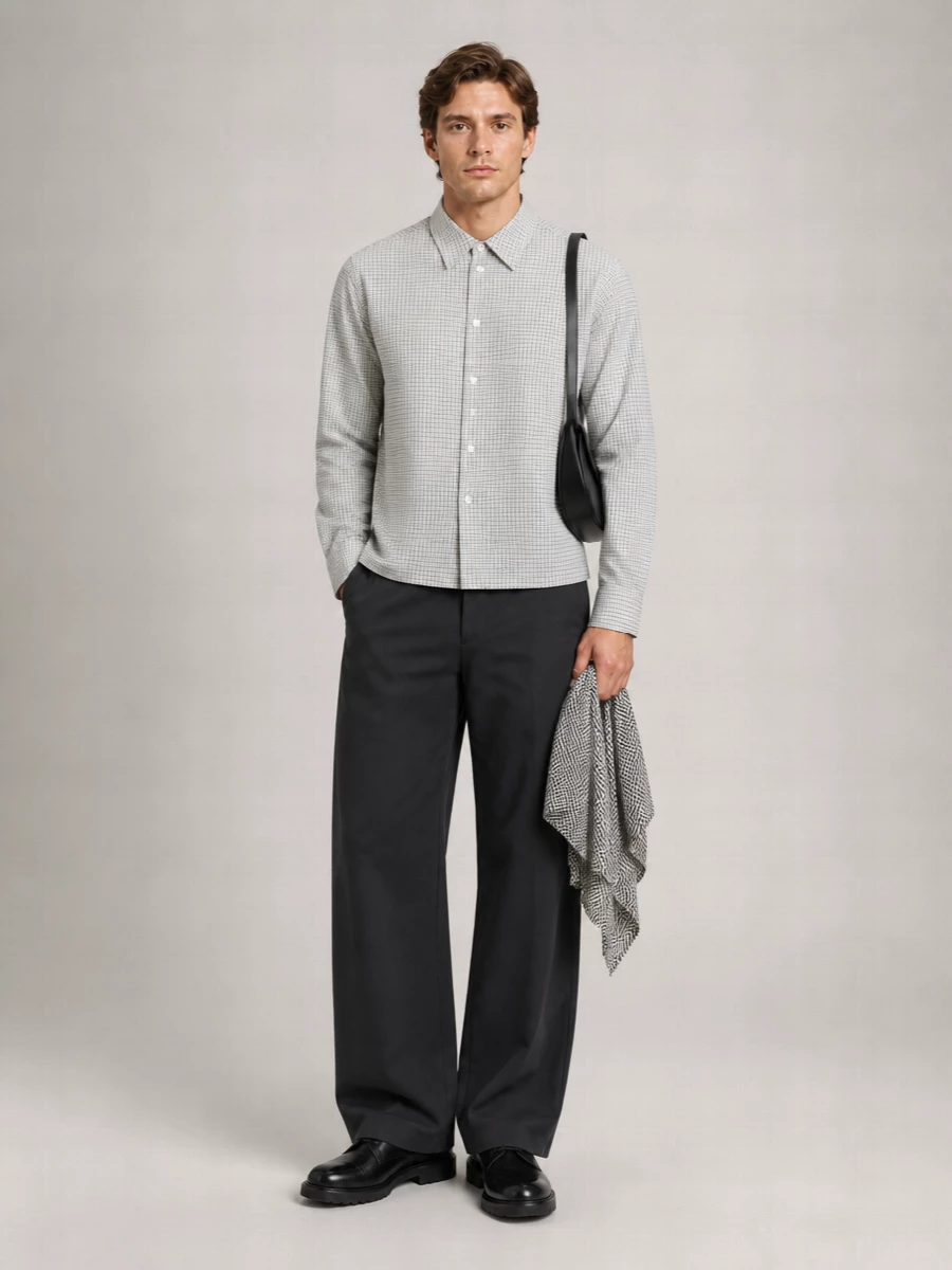 Brunello Cucinelli Silk Chevron Pocket Square