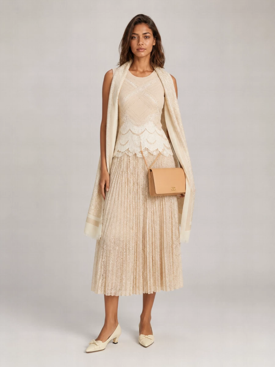 Ermanno Scervino Silk Sleeveless Knitted Top