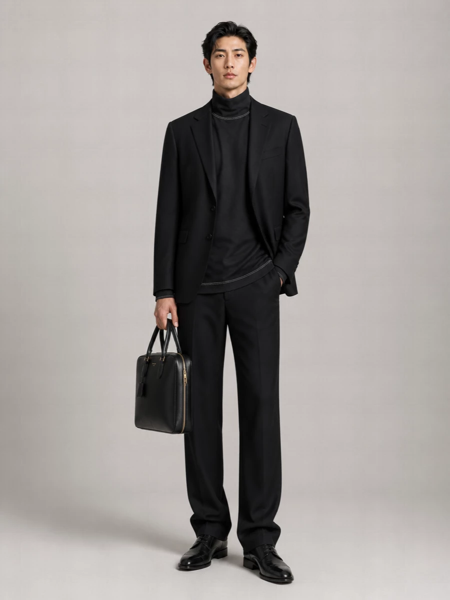 Lanvin Virgin Wool Single-Breasted Tailored Jacket