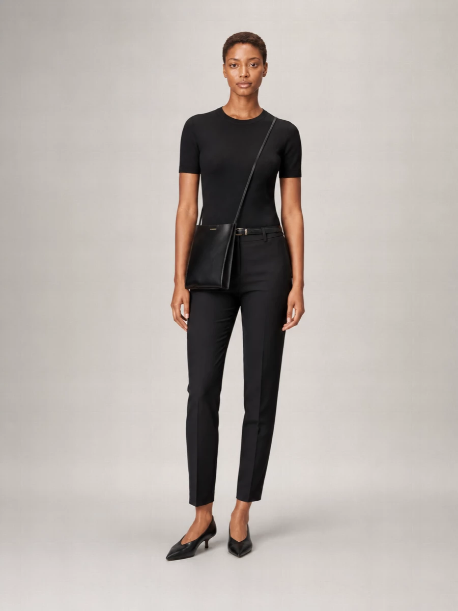 S Max Mara Silk Blend Short-Sleeve T-Shirt
