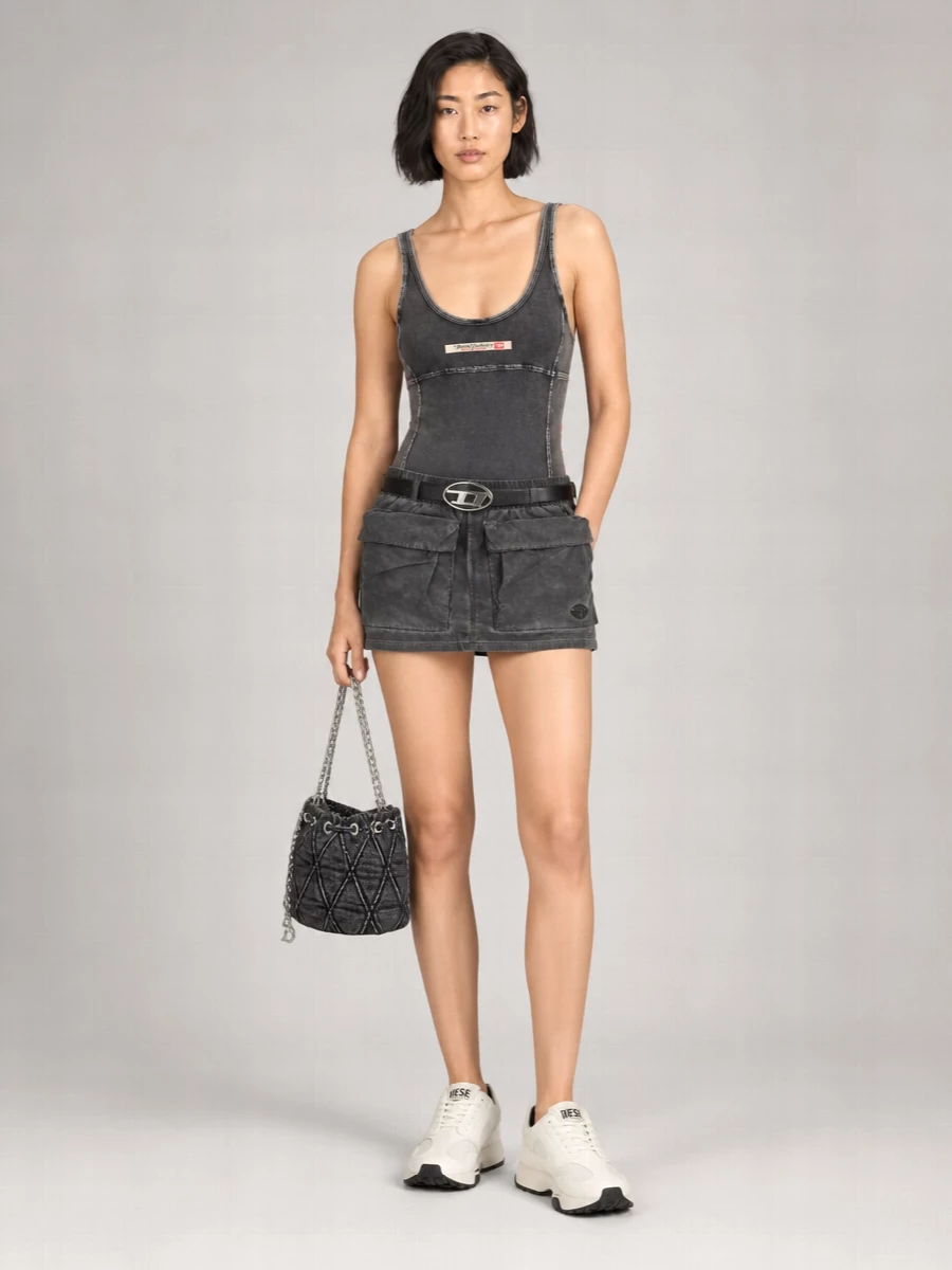 Diesel Nylon Mini Skirt