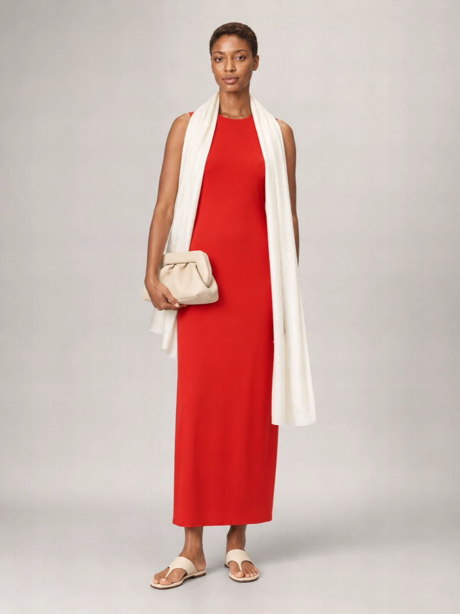 Themoiré Bios Medium Vegan Leather Gathered Clutch Bag