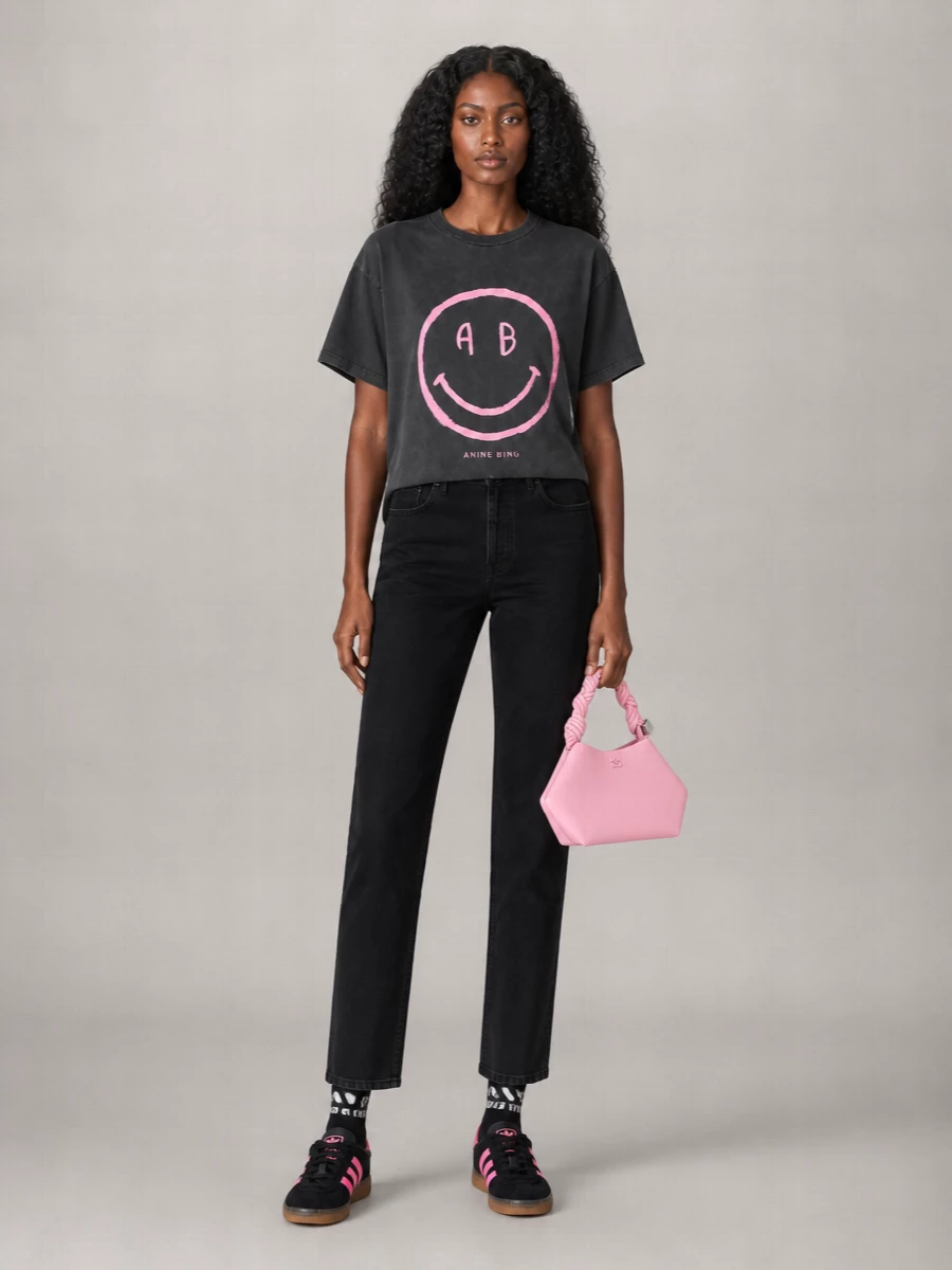 Anine Bing graphic cotton t-shirt