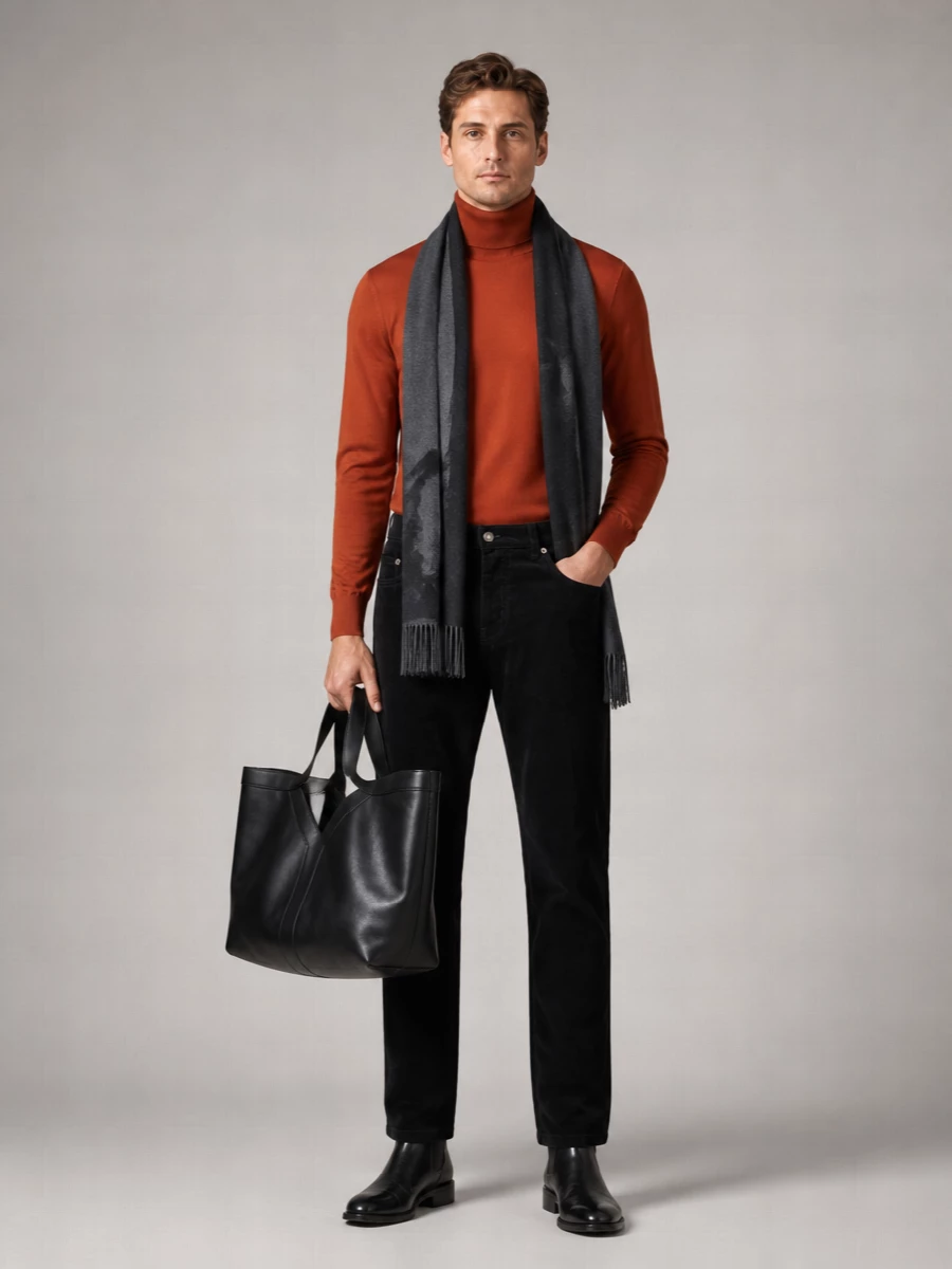 Saint Laurent Wool Turtleneck Sweater
