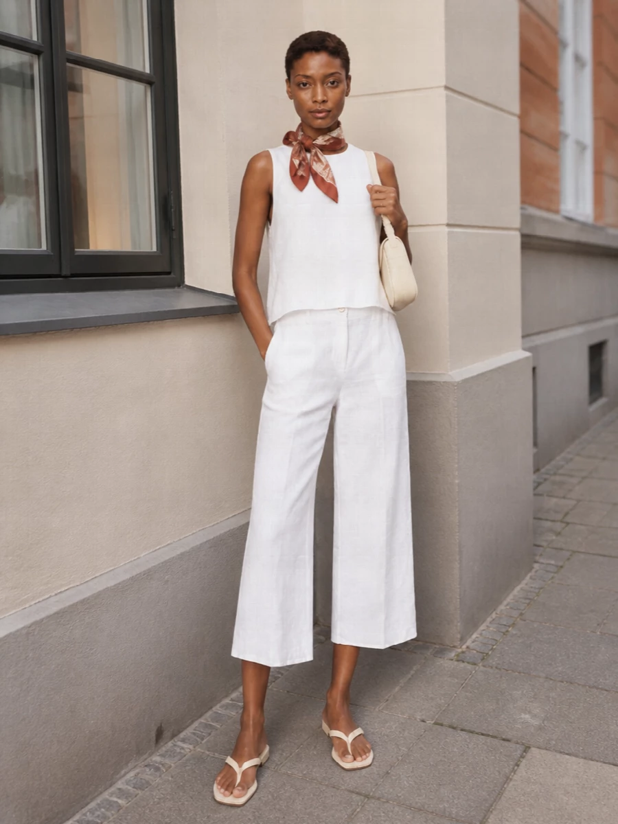 Semicouture white shell tailored shorts outfit
