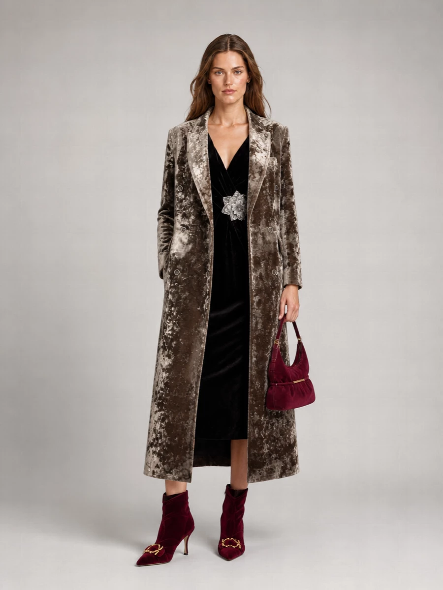 Dolce&Gabbana Velvet Ankle Boots