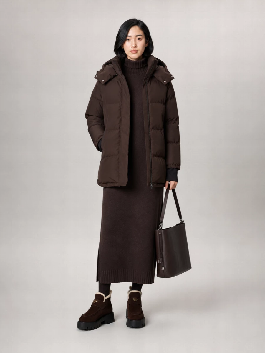 Herno quilted relaxed-fit hooded puffer jacket