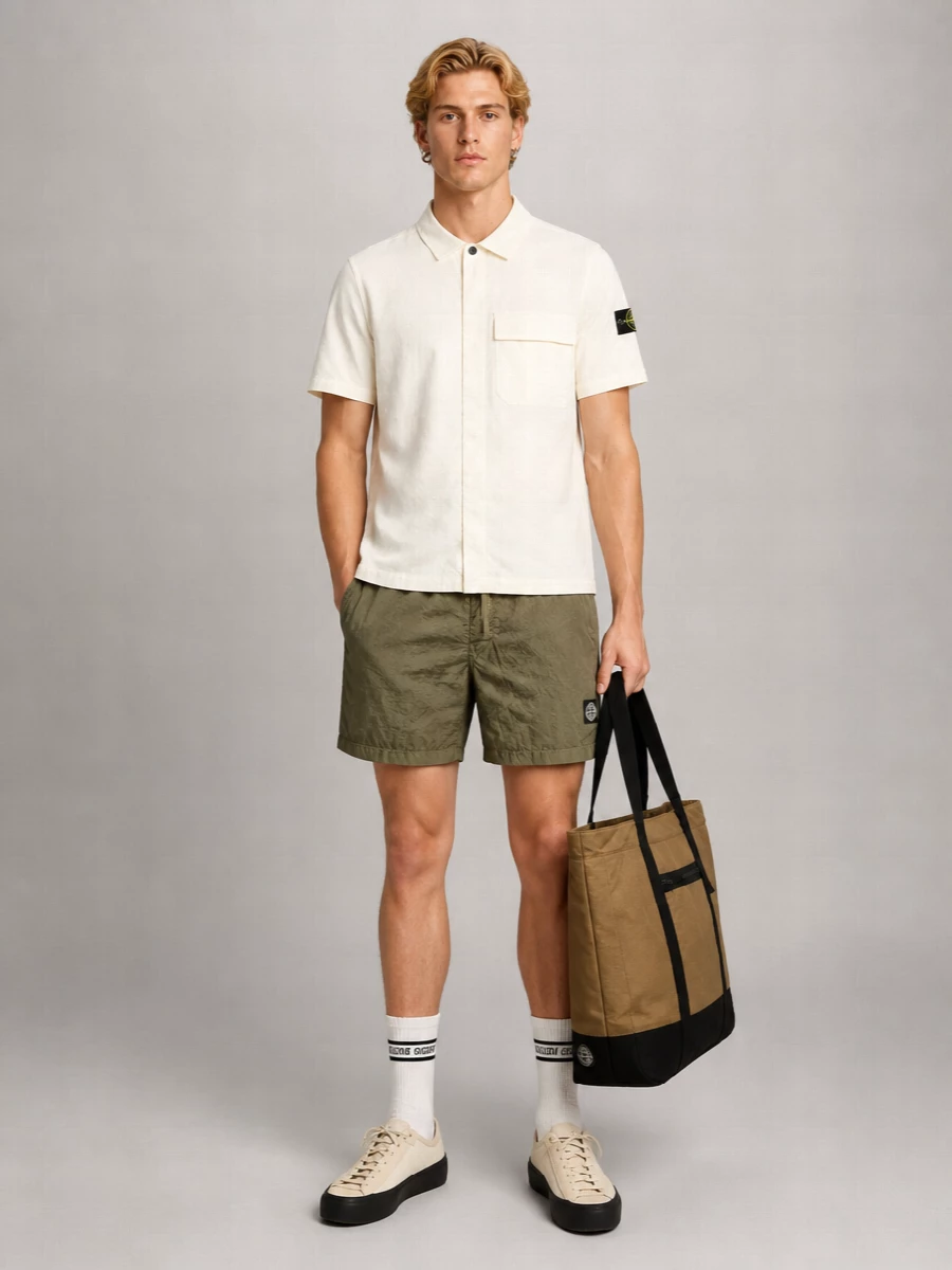 Stone Island Nylon Slim-Fit Swim Shorts