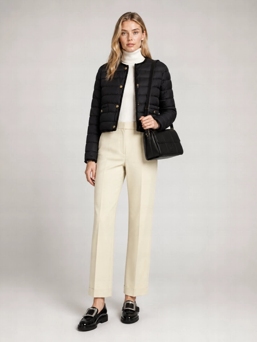 Moncler Down Cropped Jacket