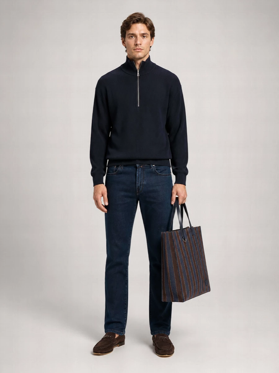 Fendi Suede Leather Loafers