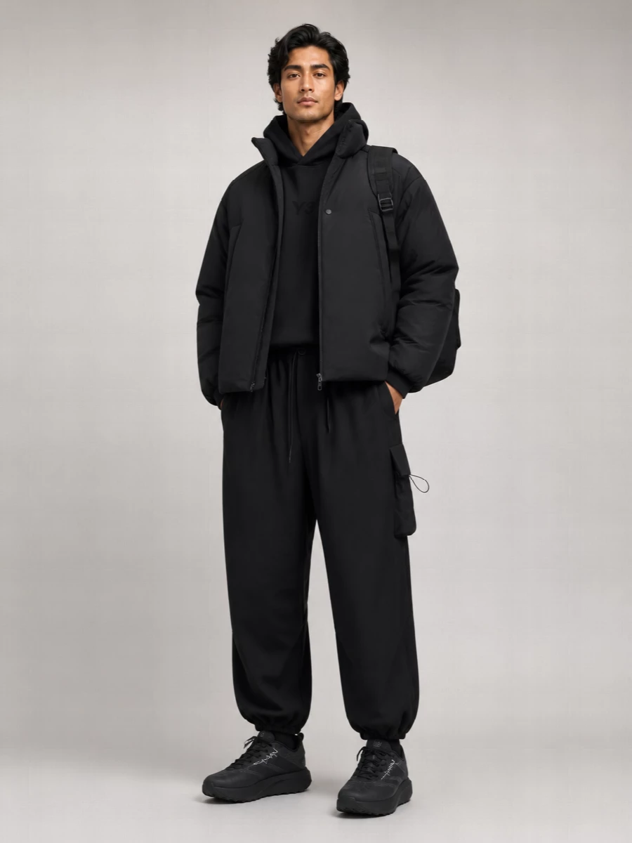 Y-3 Quilted Puffer Jacket