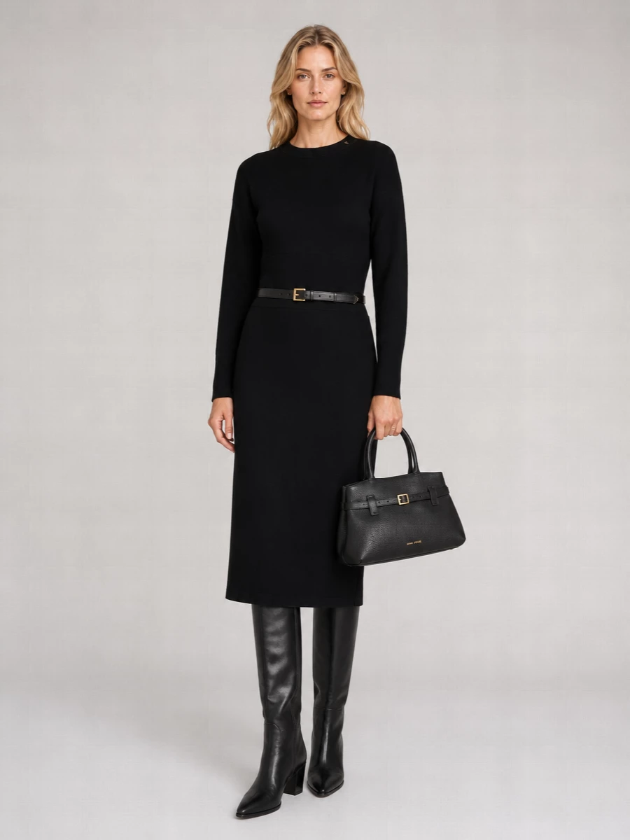 Aeyde Leather Knee-High Boots