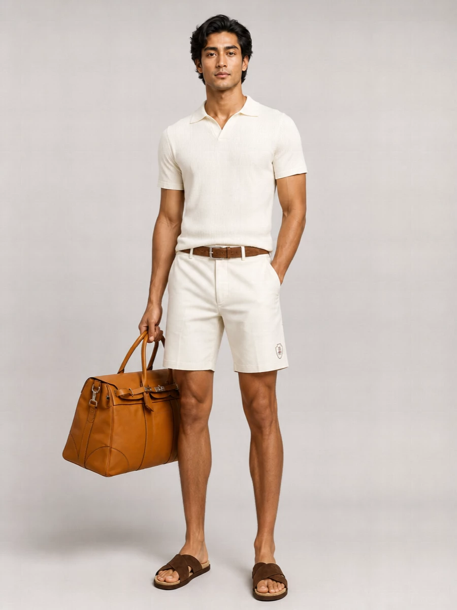 Brunello Cucinelli Logo Print Swim Shorts