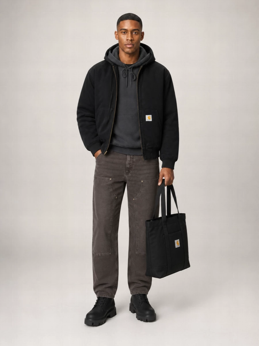 Carhartt Wip Quilted Hooded Padded Coat
