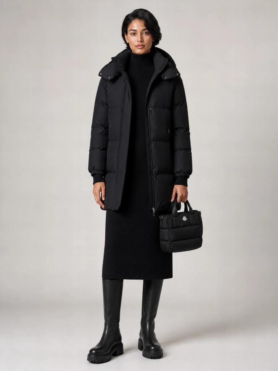 Herno Down Hooded Quilted Puffer Jacket
