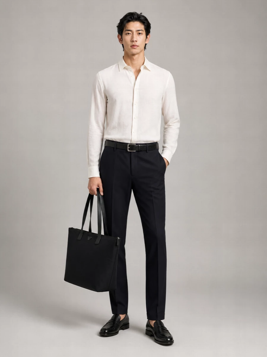 Emporio Armani Straight-Leg Trousers
