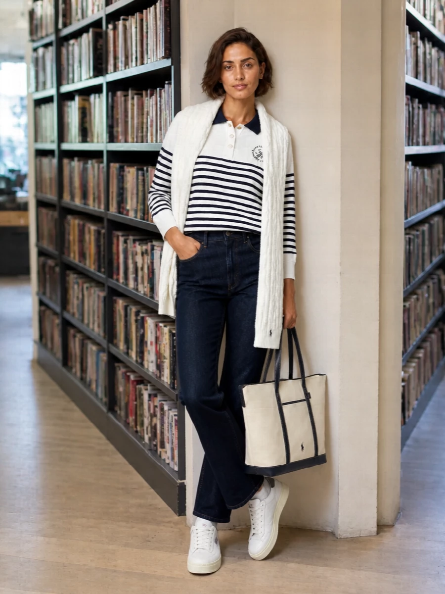 Tommy hilfiger striped polo ralph lauren jeans