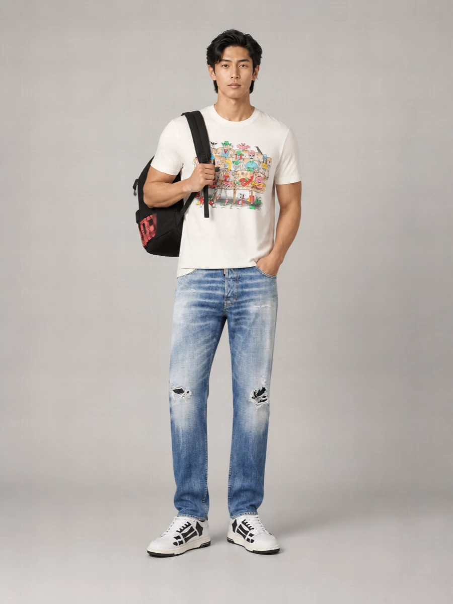 Gallery Dept. Cotton Skeleton Beach Theater Tee T-Shirt