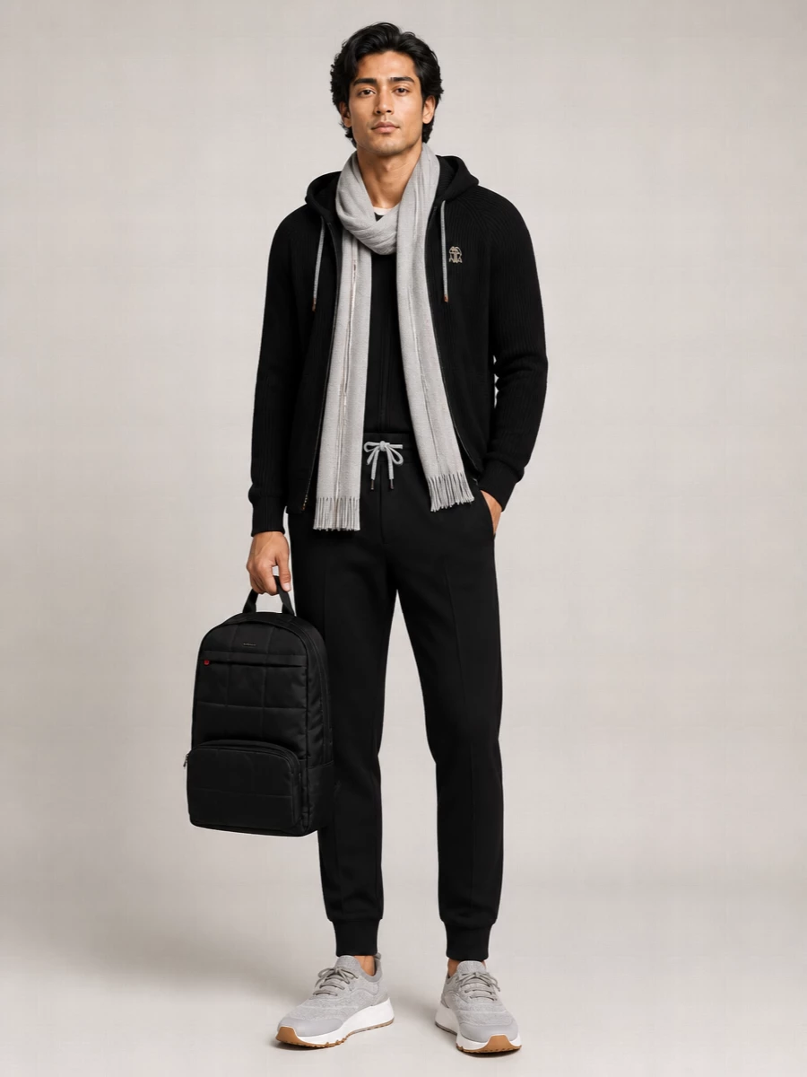 Brunello Cucinelli Cotton Knit Low-Top Sneakers