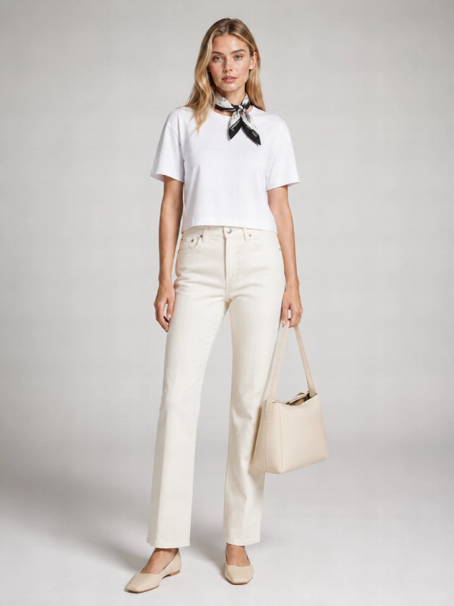 Loulou Studio Cotton Boxy Fit T-Shirt