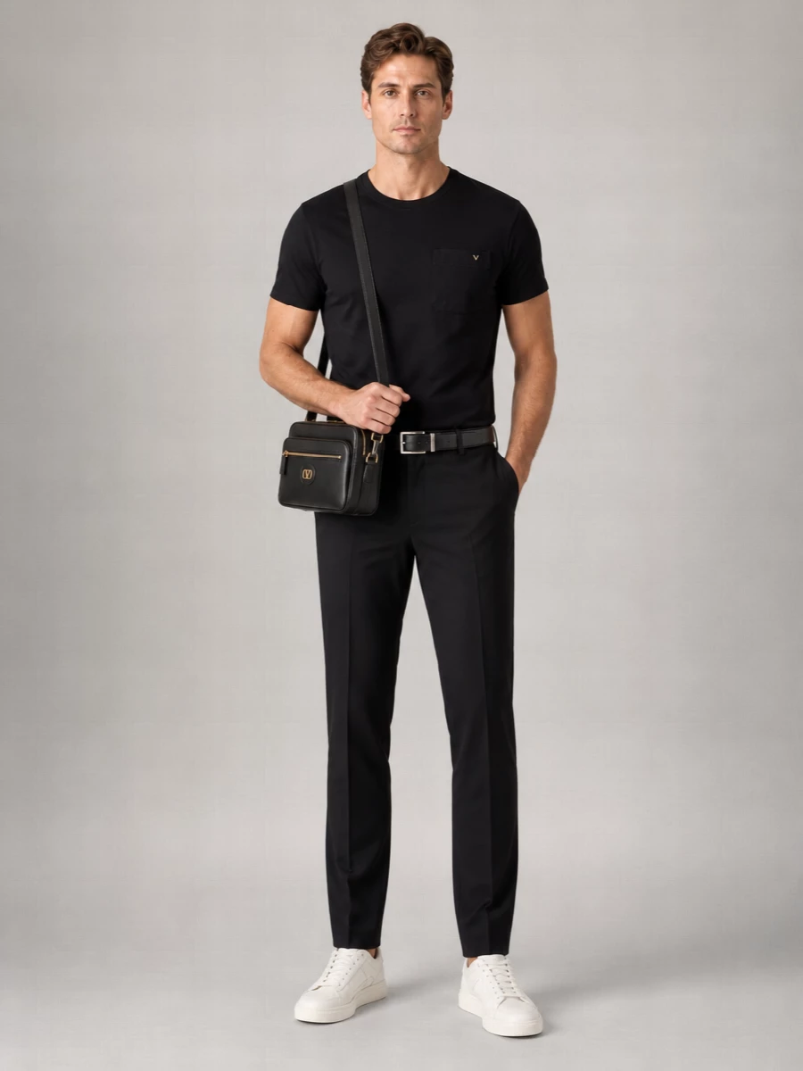Valentino Garavani Calf Leather Low-Top Sneakers