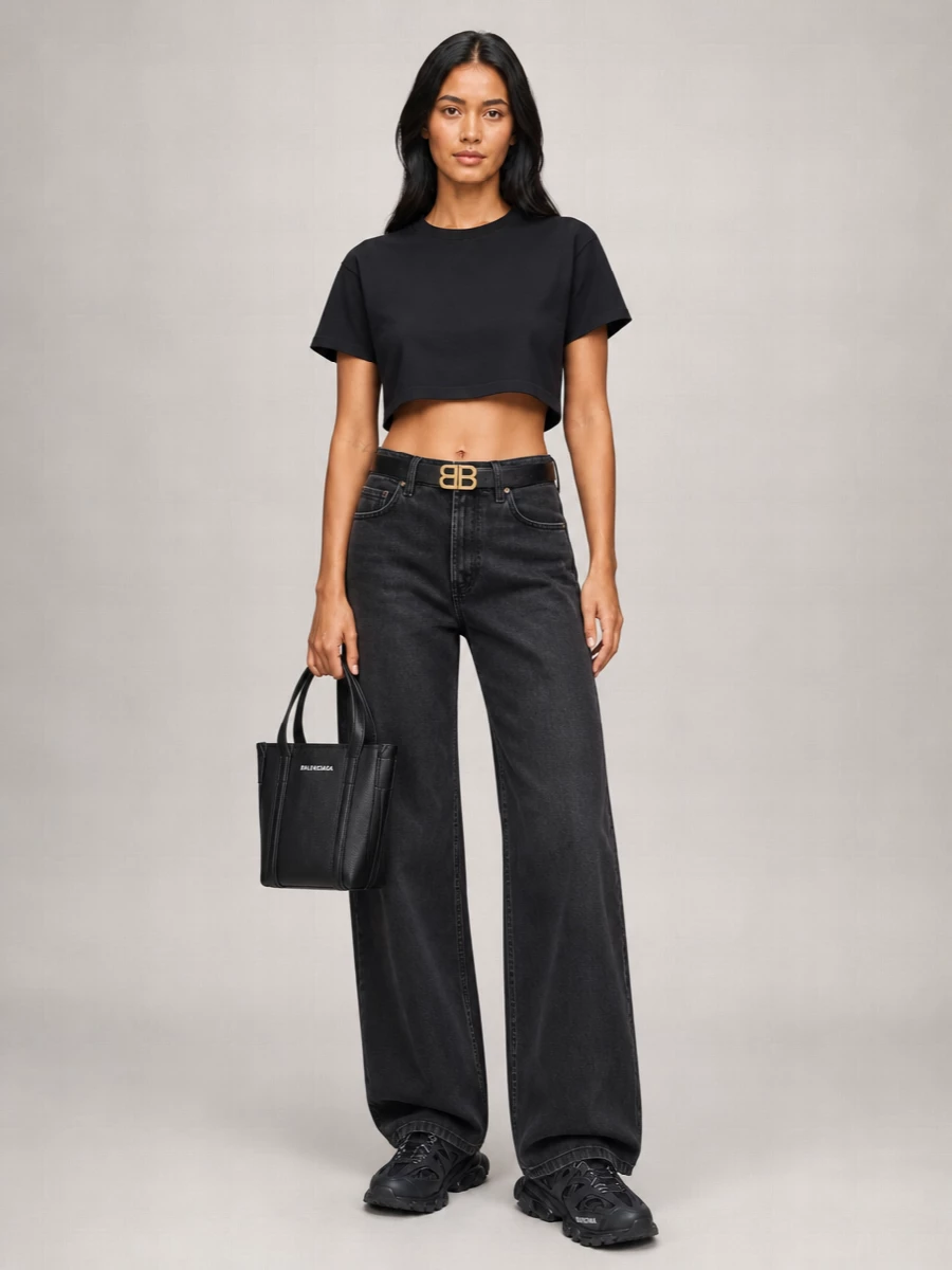 Balenciaga Leather Waist Belt