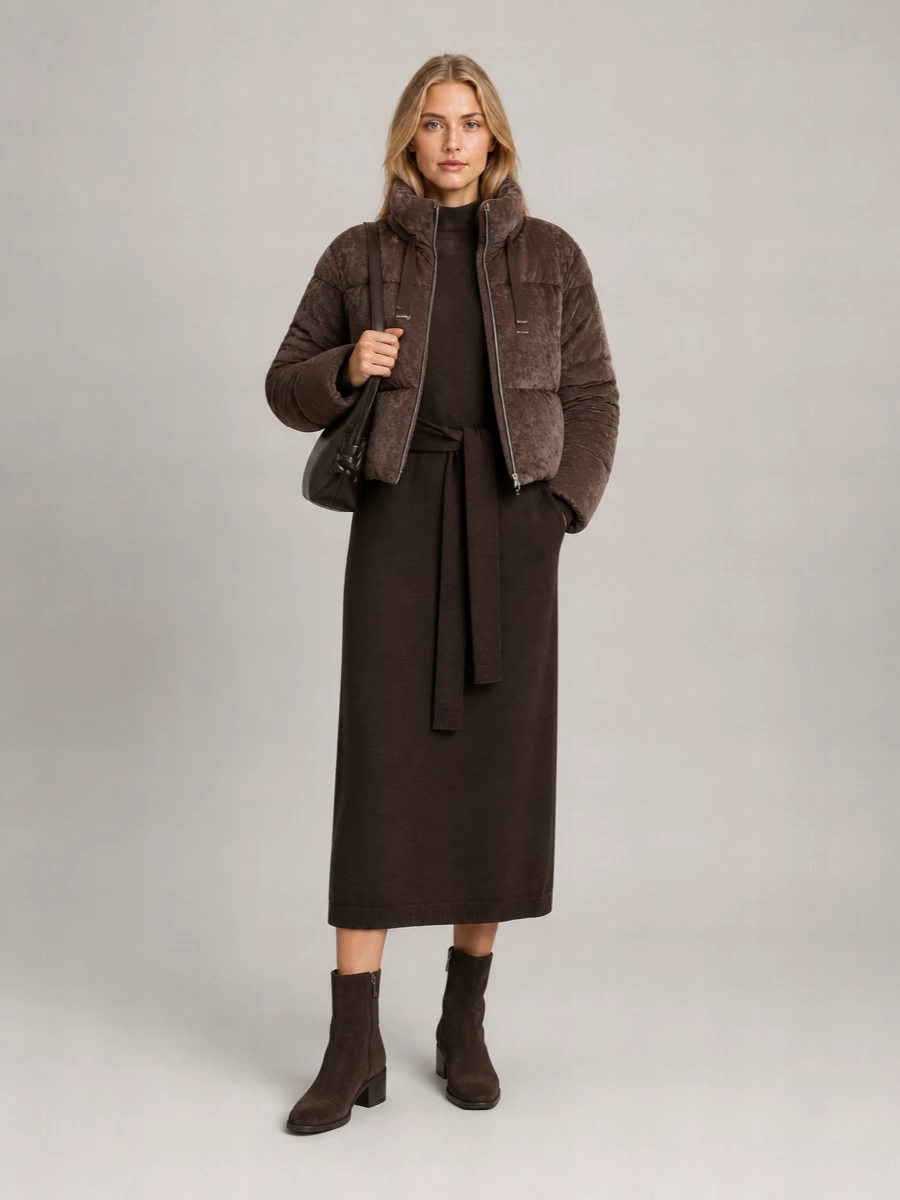Herno Velvet Down Puffer Jacket