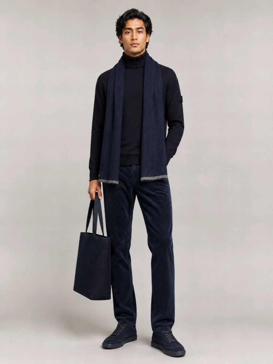 Stone Island cotton high-neck jumper