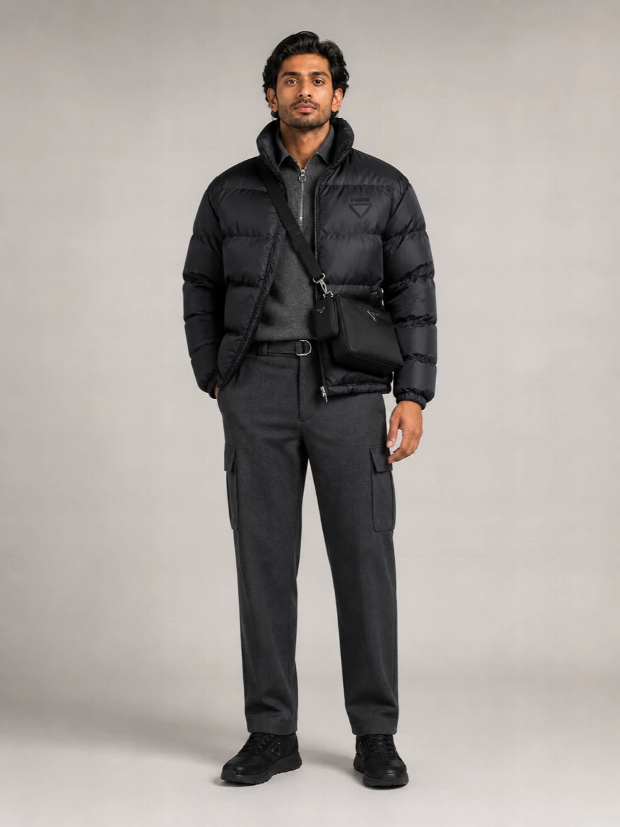 Prada down puffer jacket