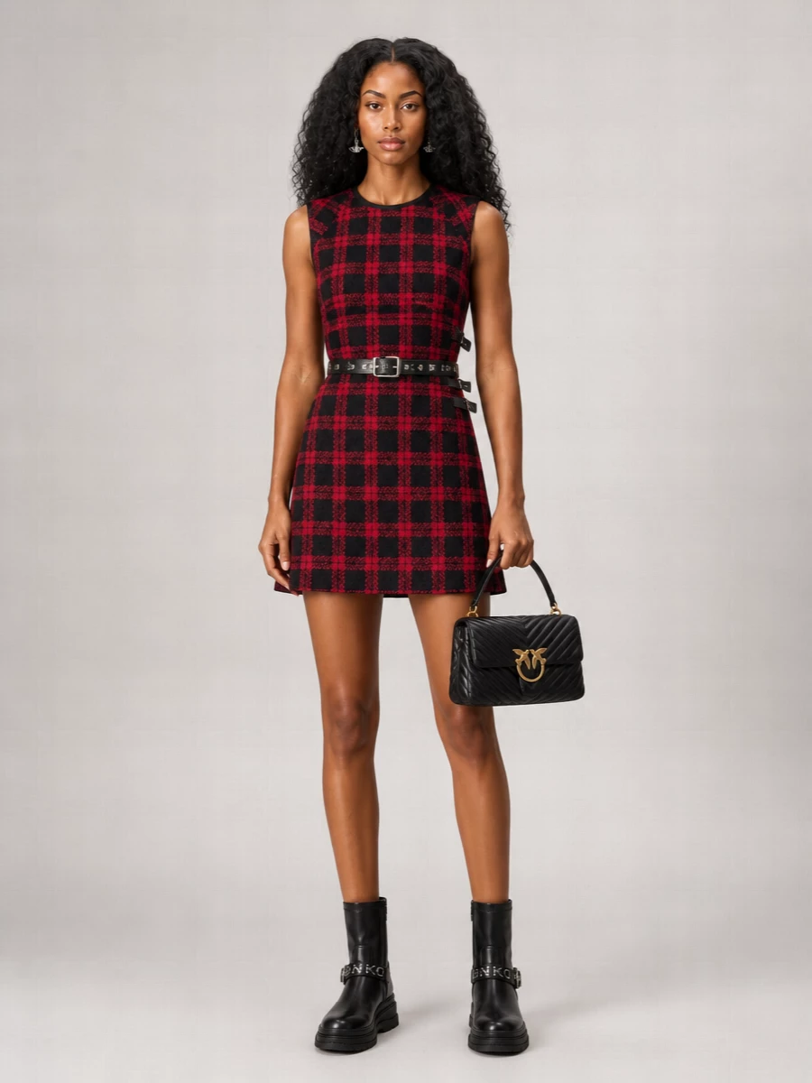 Pinko Love Bag Lady Leather Shoulder Bag