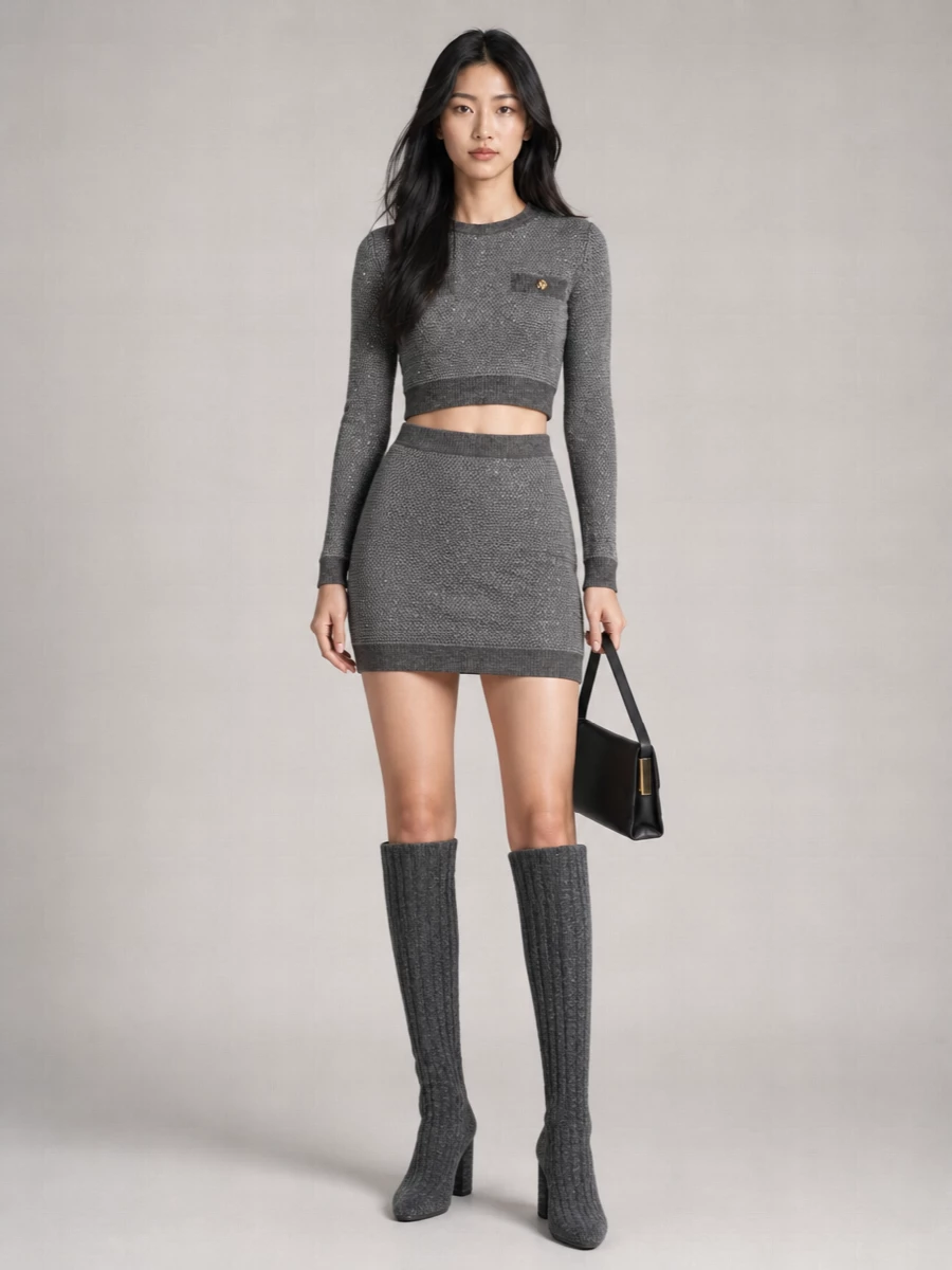 Elisabetta Franchi Sequined Sweater