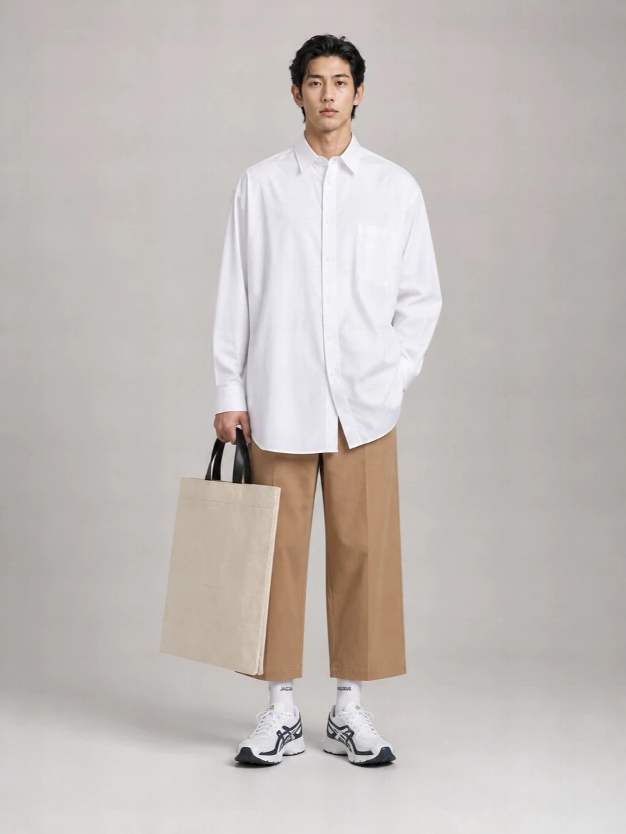 Comme Des Garçons Synthetic Leather Lace-Up Sneakers