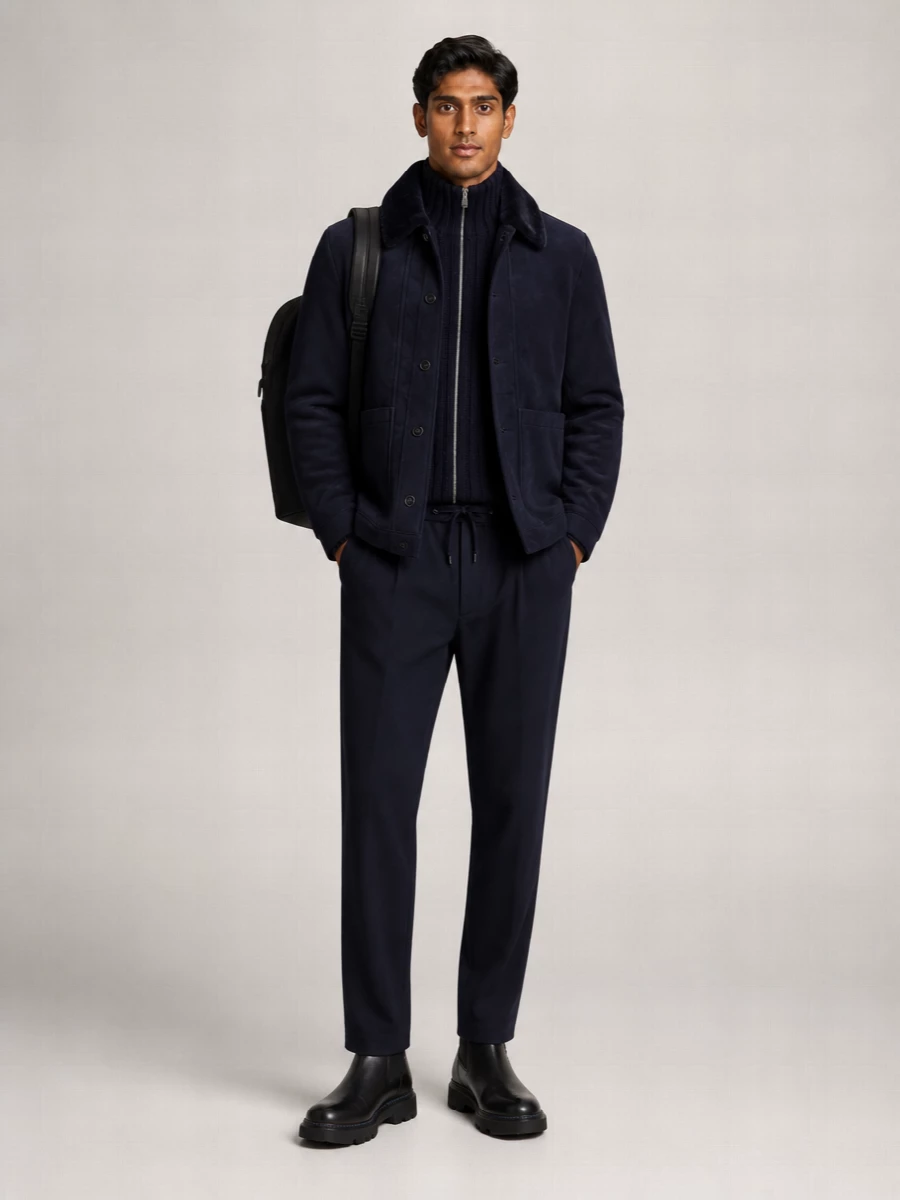 Giorgio Brato Leather Single Breasted Coat