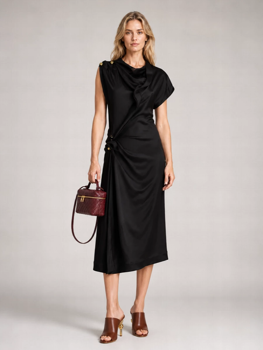 Bottega Veneta Leather Knot Mules