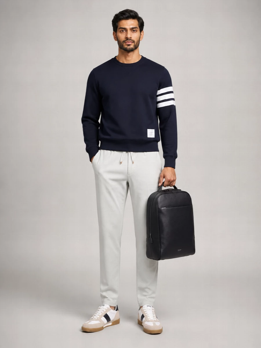 Tom Ford Leather Low-Top Sneakers