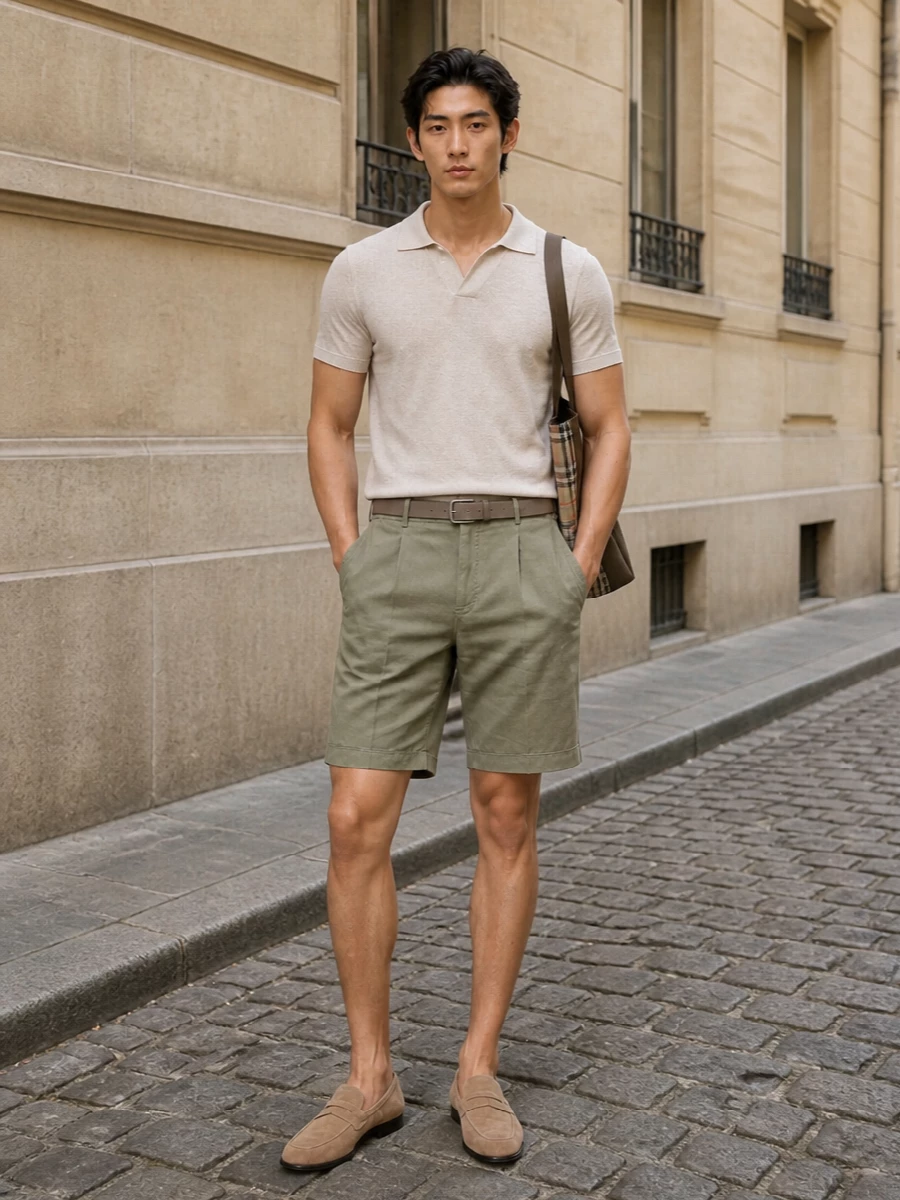 Pt torino sage shorts tagliatore polo loafers