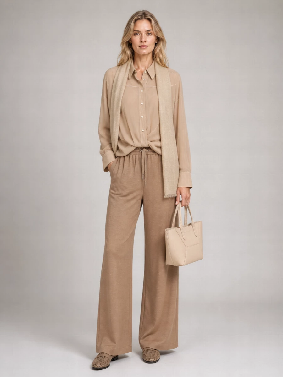 Brunello Cucinelli Cotton Blend Trousers