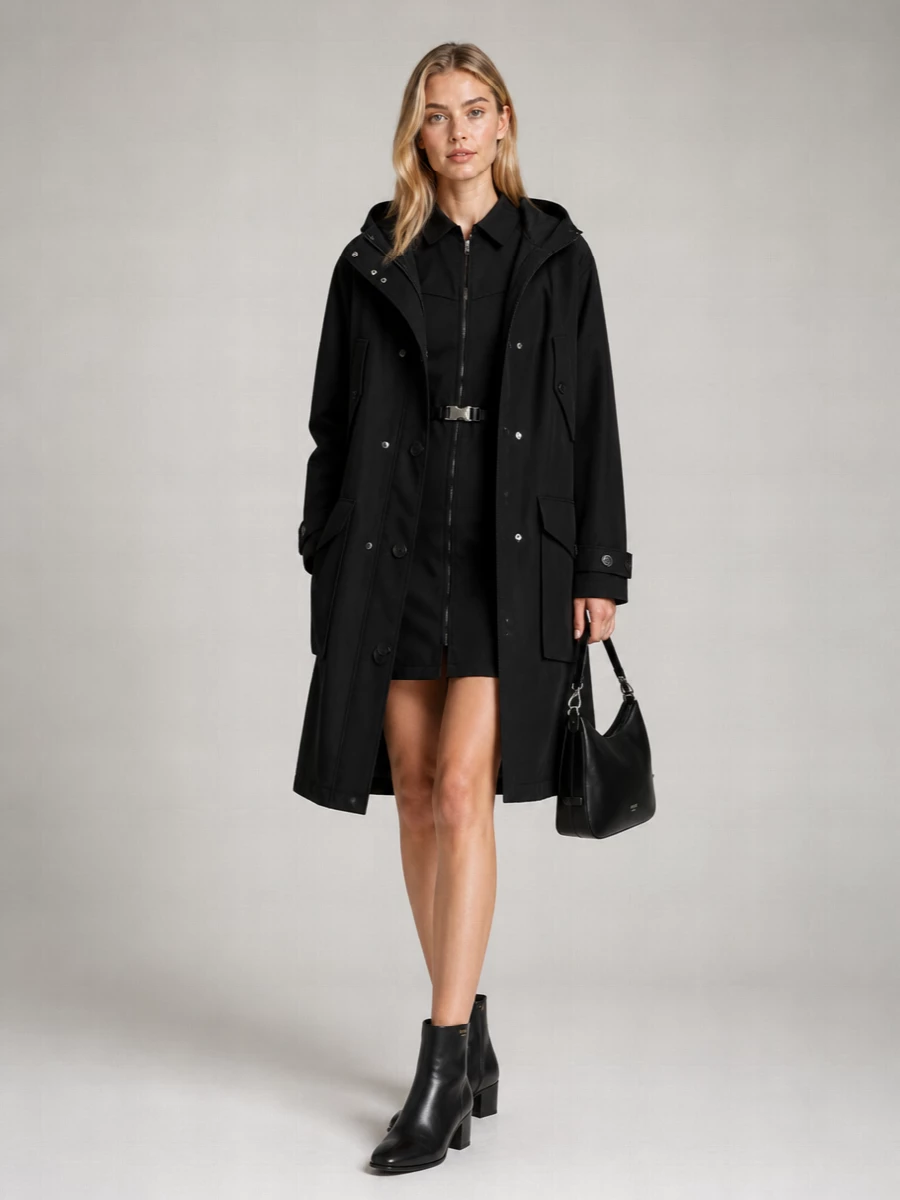 Prada Mohair Virgin Wool Double Breasted Coat