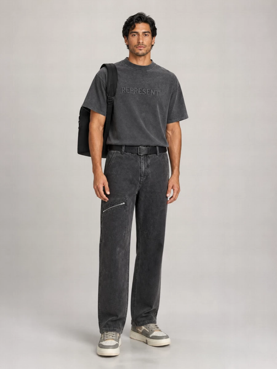 Represent Denim Straight-Leg Jeans