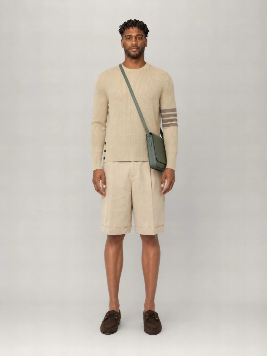 Thom Browne Cotton Crewneck Sweater