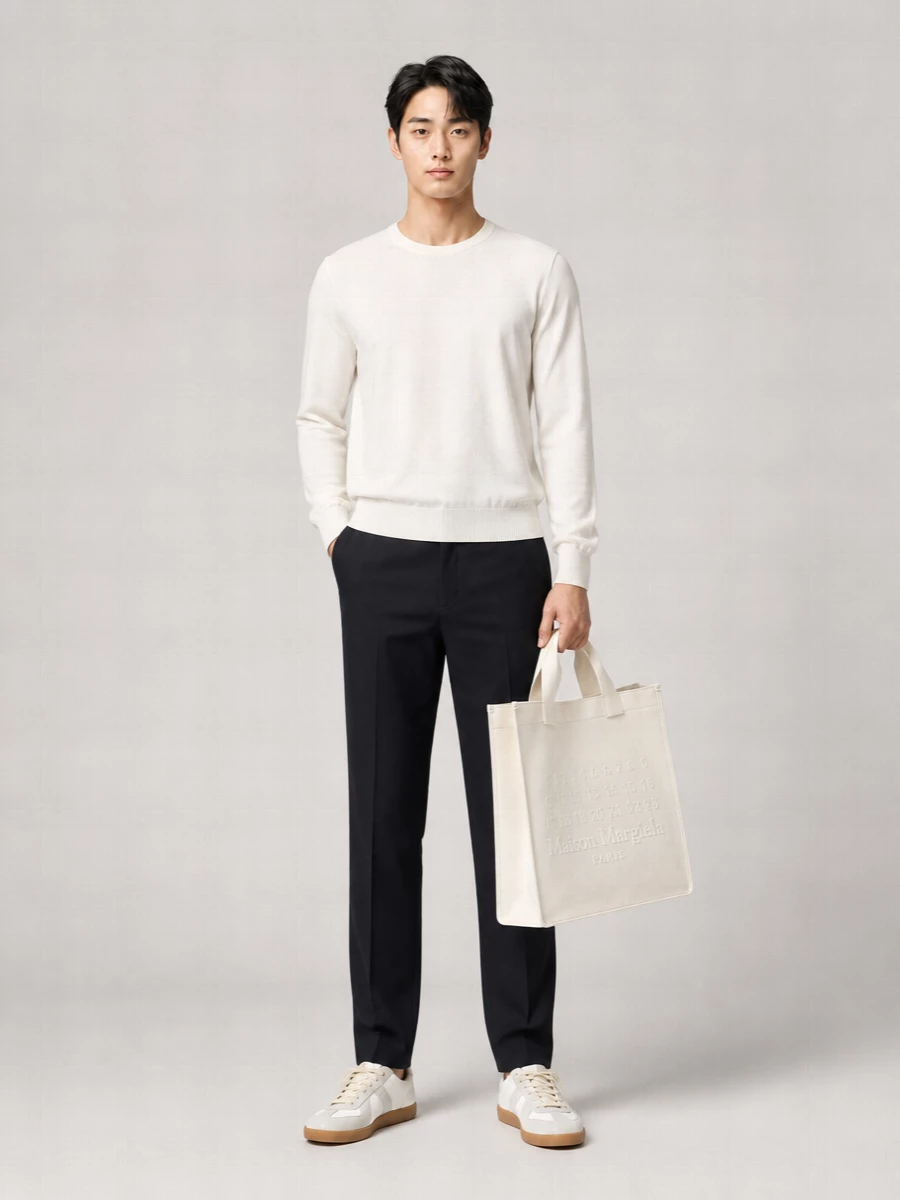 Moncler Genius Cotton Ribbed Crew-Neck Sweatshirt