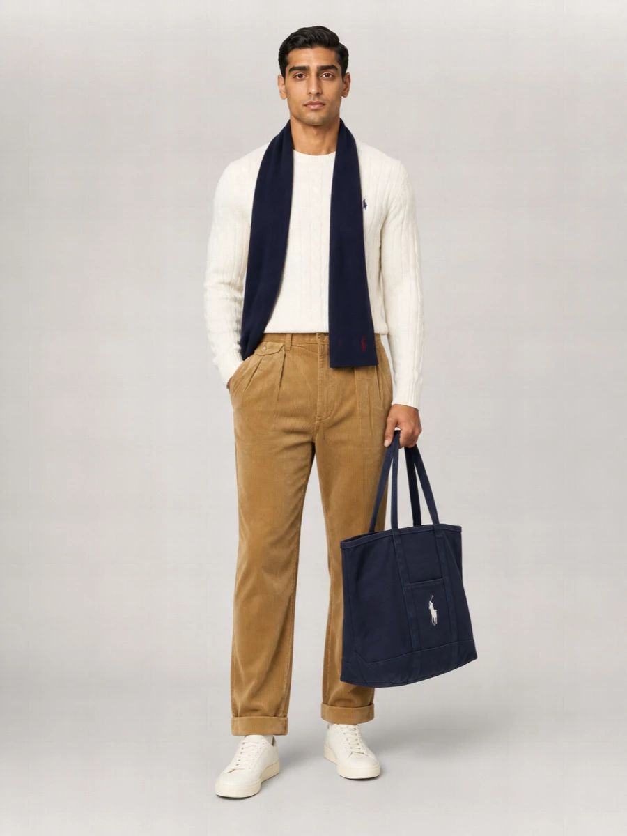 Ralph Lauren wool cashmere round neck sweater