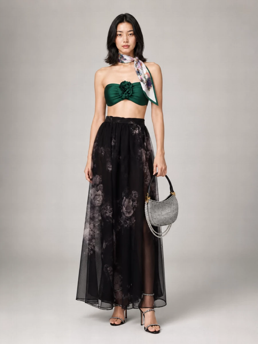 Zimmermann Floral-Print Bandeau Bra