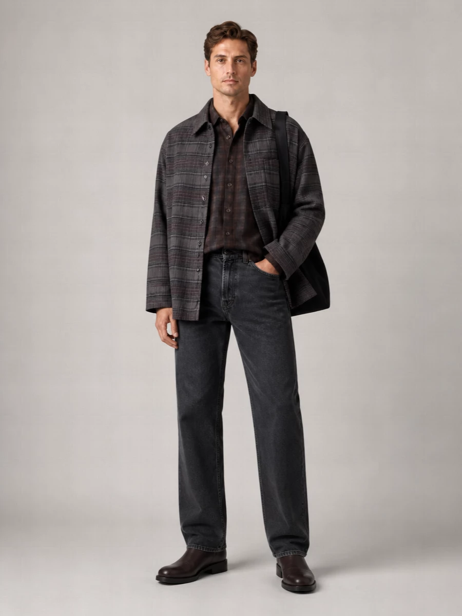 Our Legacy Checked Shirt Jacket