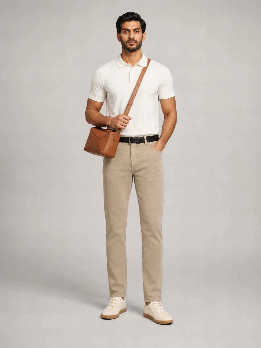 Zegna Linen Blend Straight-Leg Trousers